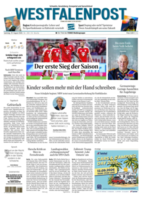 Cover of Westfalenpost (Ennepetal)