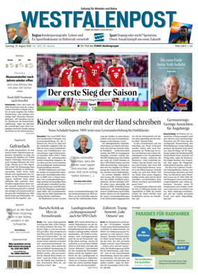 Cover of Westfalenpost (Menden)