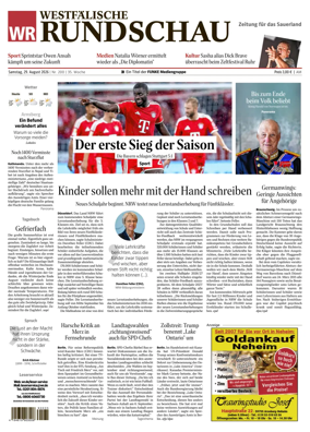 Cover of Westfalische Rundschau (Arnsberg)