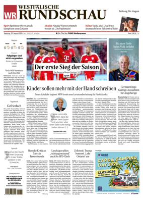 Cover of Westfalische Rundschau (Hagen Hohenlimburg)
