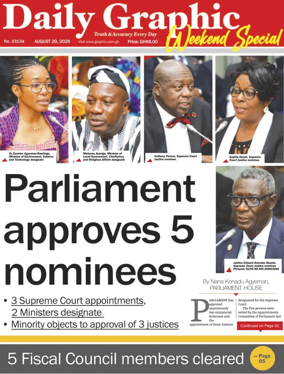 Cover of Daily Graphic