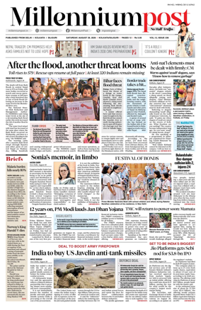 Cover of Millennium Post (Kolkata)