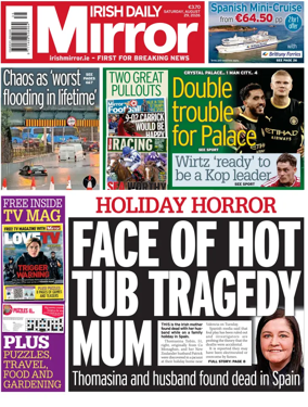 Cover of Irish Daily Mirror