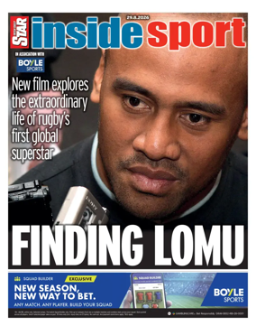 Cover of Irish Daily Star - Inside Sport