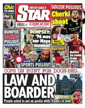 Cover of Irish Daily Star