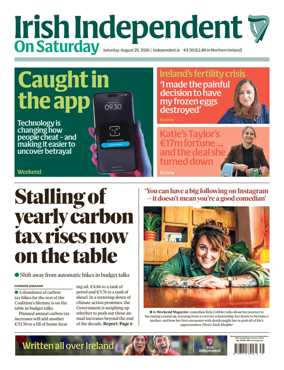 Cover of Irish Independent