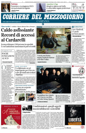 Cover of Corriere del Mezzogiorno (Campania)
