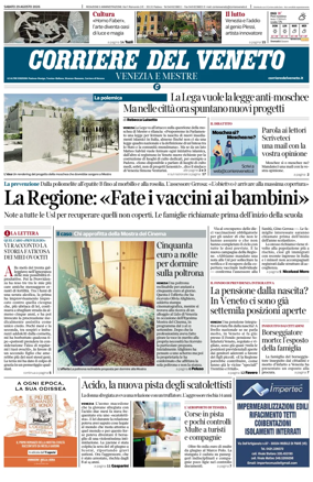 Cover of Corriere del Veneto (Venezia e Mestre)