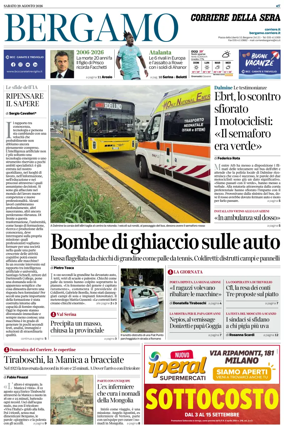 Cover of Corriere della Sera (Bergamo)