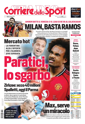Cover of Corriere dello Sport (Lombardia)