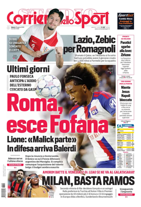 Cover of Corriere dello Sport (Roma)