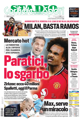 Cover of Corriere dello Sport Stadio (Nazionale)