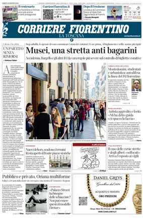 Cover of Corriere Fiorentino