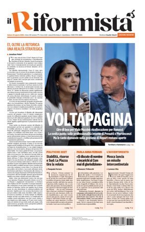 Cover of Il Riformista (Italy)