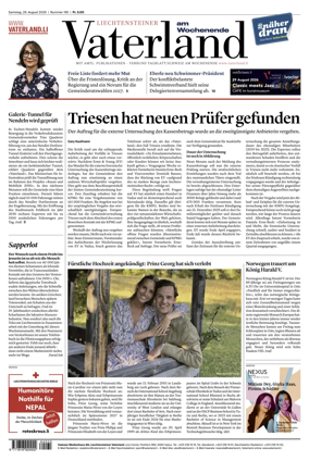 Cover of Liechtensteiner Vaterland