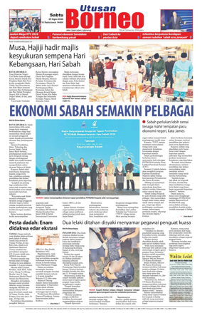 Cover of Utusan Borneo (Sabah)