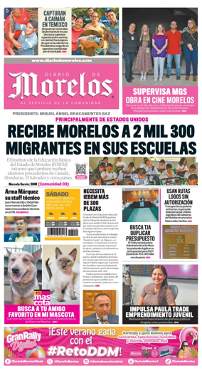 Cover of Diario de Morelos
