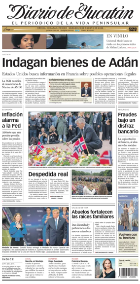 Cover of Diario de Yucatan