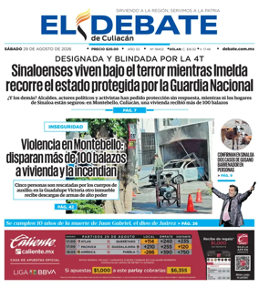 Cover of El Debate de Culiacan
