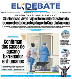 Cover of El Debate de Mazatlan