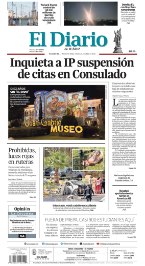 Cover of El Diario de Juarez