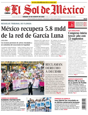 Cover of El Sol de Mexico