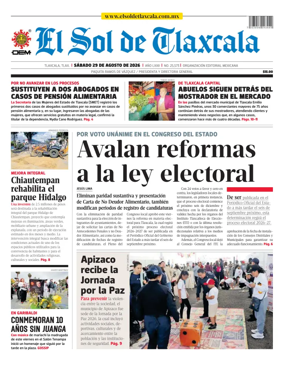 Cover of El Sol de Tlaxcala