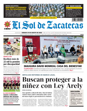 Cover of El Sol de Zacatecas