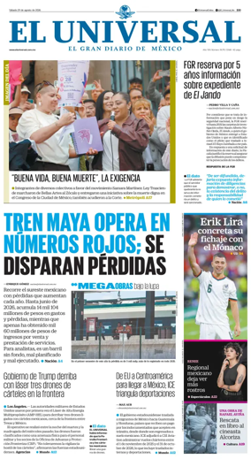 Cover of El Universal