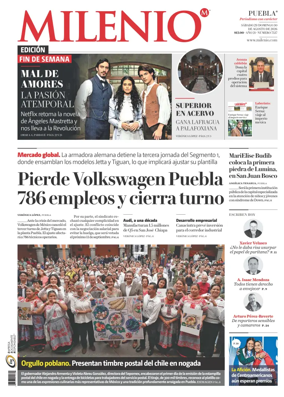 Cover of Milenio Puebla