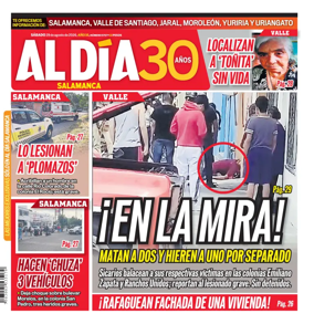Cover of Periodico Al Dia (Salamanca)