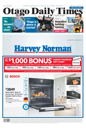 Cover of Otago Daily Times