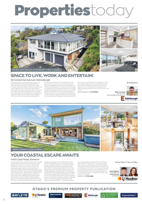 Cover of Otago Daily Times-Property Today