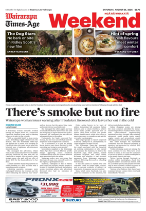 Cover of Wairarapa Times-Age (NZ)