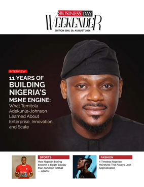 Cover of Business Day (Nigeria)