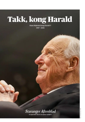 Cover of Stavanger Aftenblad