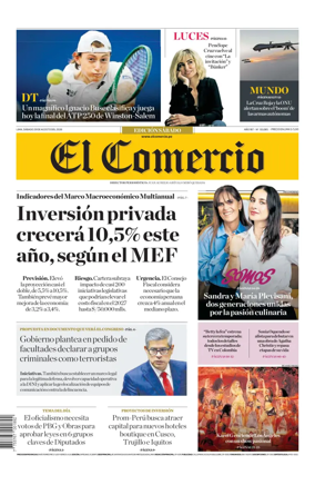 Cover of Diario El Comercio