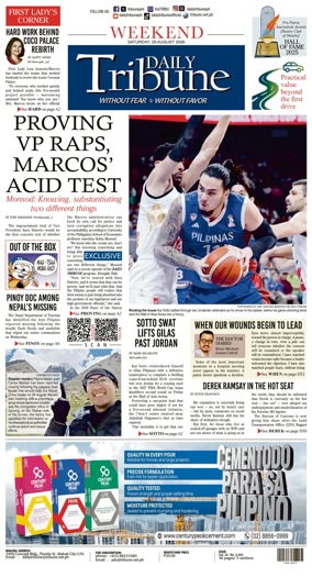 Cover of Daily Tribune (Philippines)