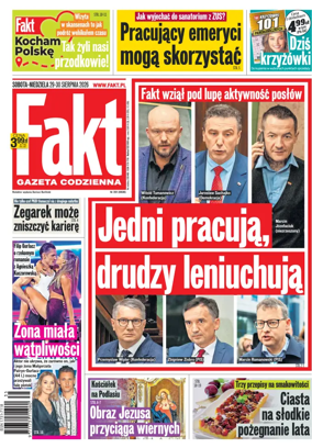 Cover of Fakt Gazeta Codzienna (Saturday)
