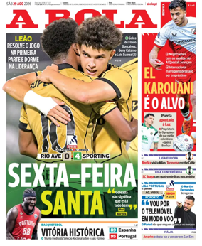 Cover of A BOLA (Portuguese)