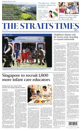Cover of The Straits Times