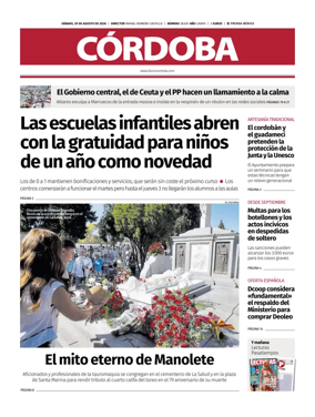Cover of Diario Cordoba