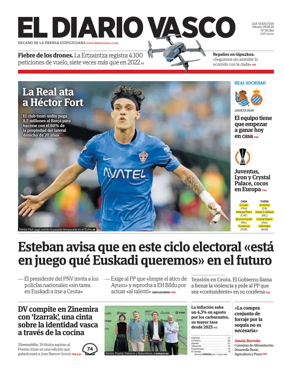 Cover of Diario Vasco (Alto Urola)