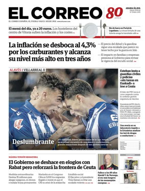 Cover of EL Correo (Alava)