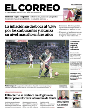 Cover of El Correo (Miranda de Ebro)