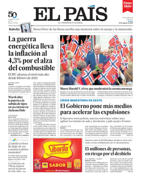 Cover of EL PAIS primera edicion