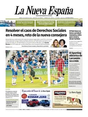 Cover of La Nueva Espana (Oriente)