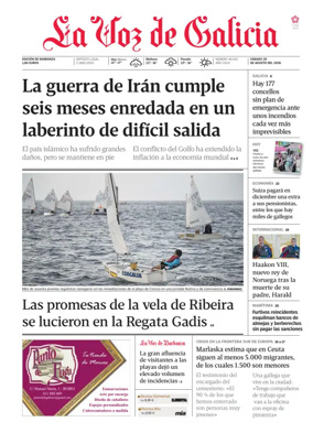Cover of La Voz de Galicia (Barbanza)
