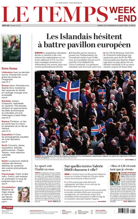 Cover of Le Temps