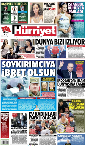 Cover of Hurriyet